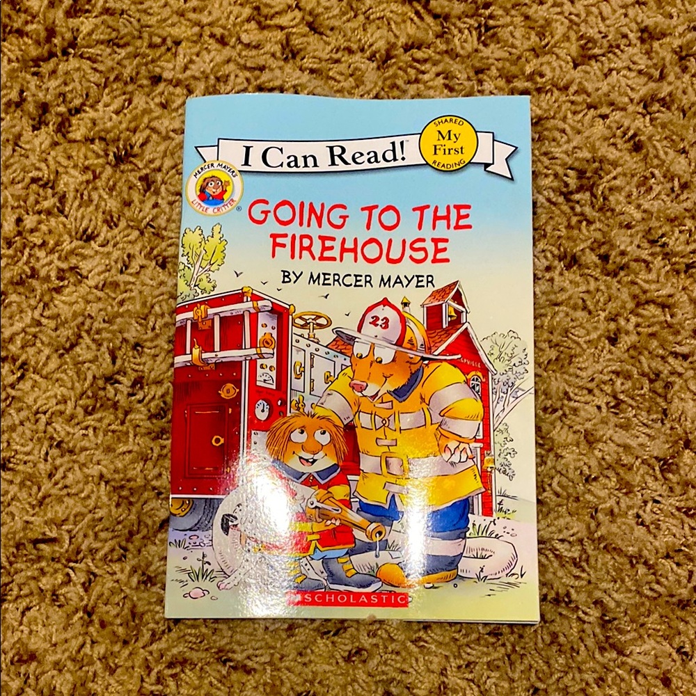 Scholastic Red and Blue Firehouse Book